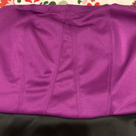 MXM Purple and Black Women's bando top - Picture 2 of 6